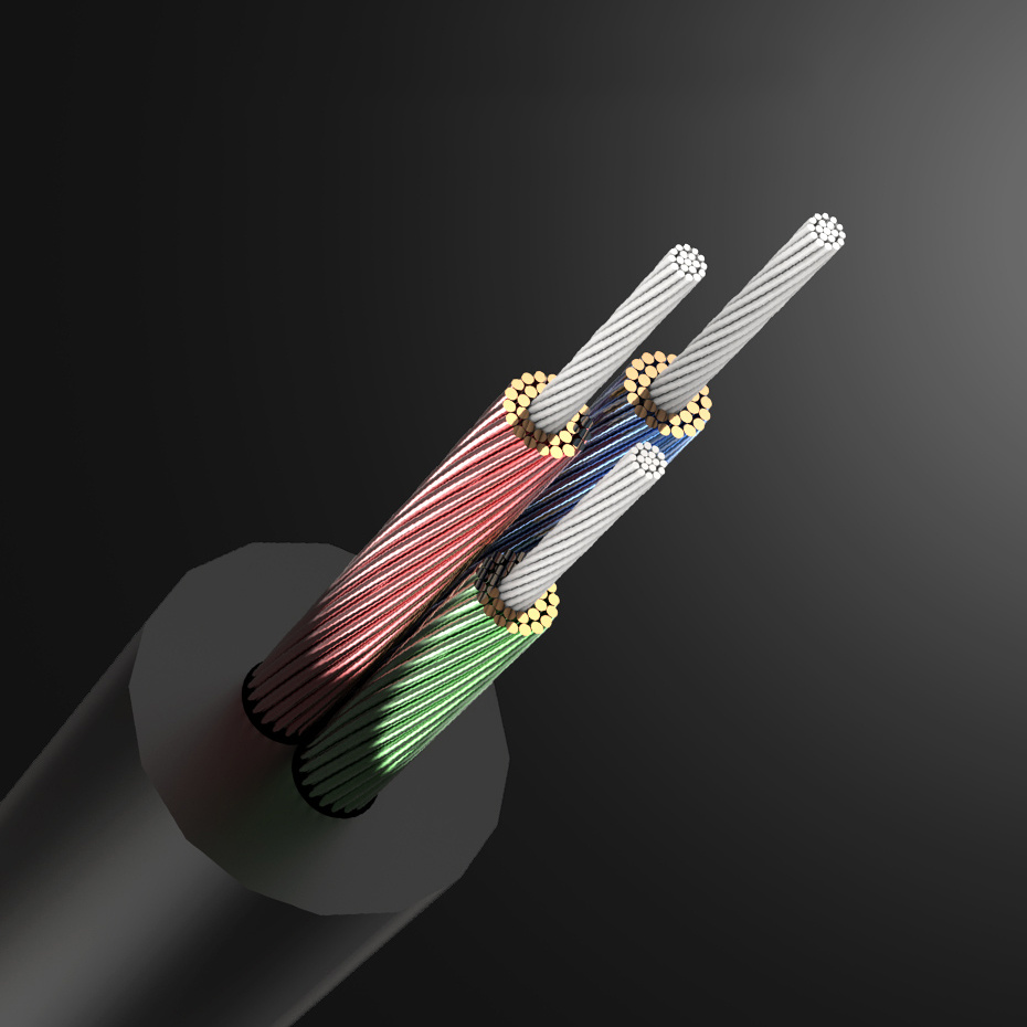 Kabel przewód audio AV119 mini jack 3.5mm 5m - czarny (8)