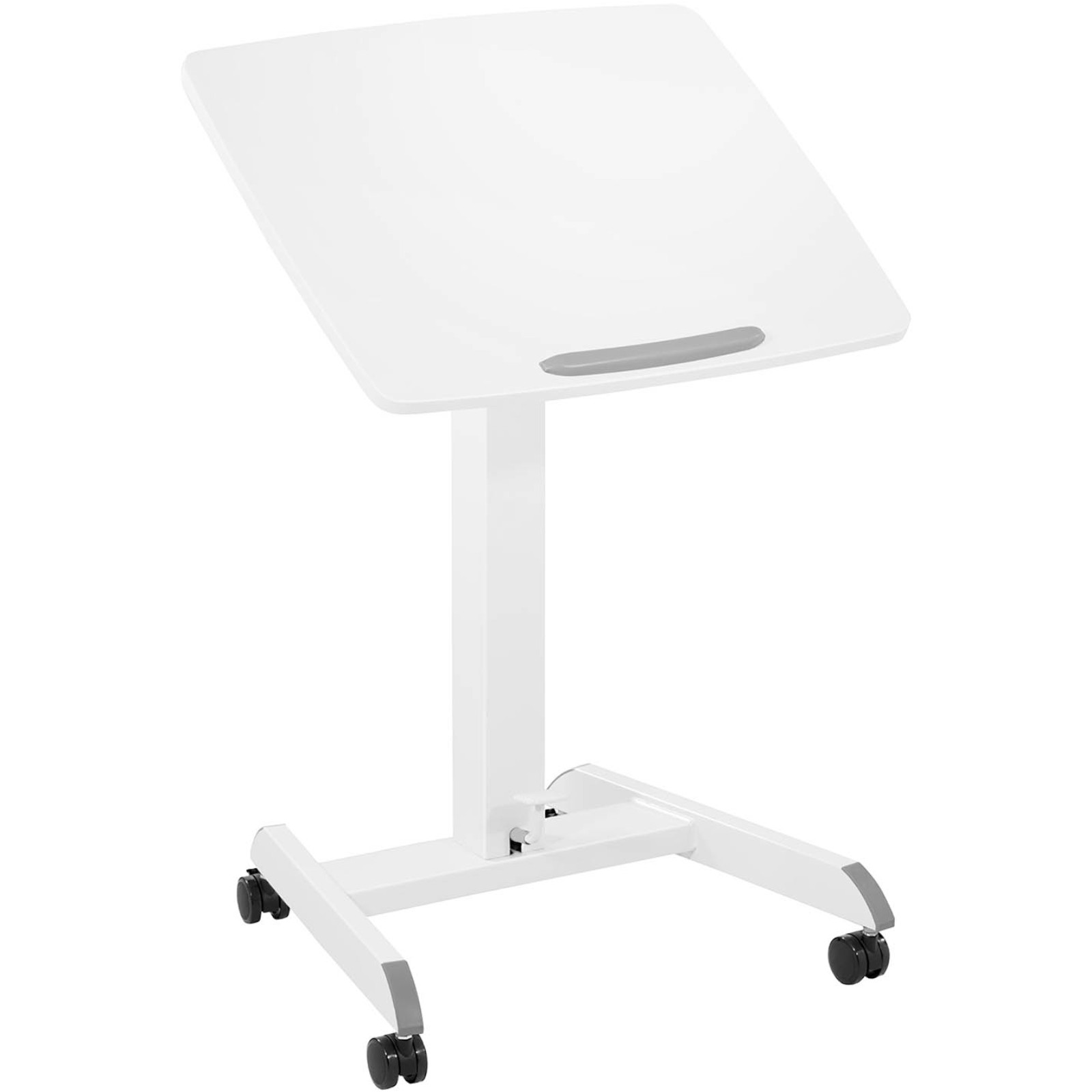 Stolik stojak pod laptopa odchylany regulowany na kółkach 60 x 52 cm 760 - 1130 mm (10)