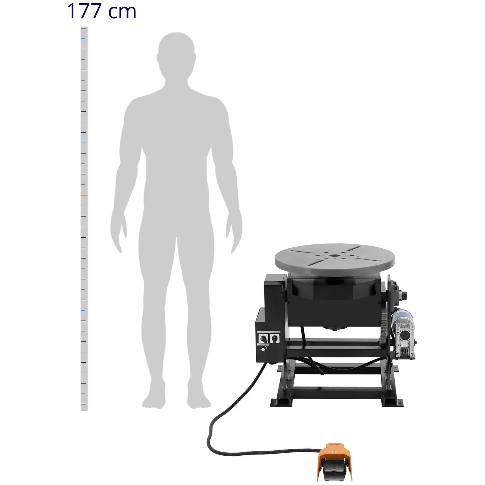 Obrotnik pozycjoner spawalniczy z pedałem nożnym -45-90 stopni do 500 kg (3)
