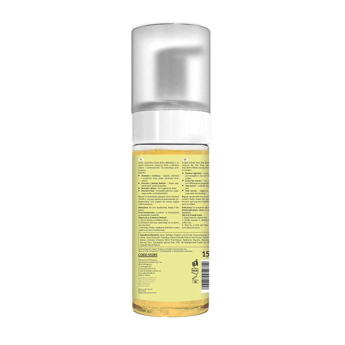 Apis ACNE-STOP Home terApis Oczyszczająca pianka do mycia twarzy 150 ml (3)