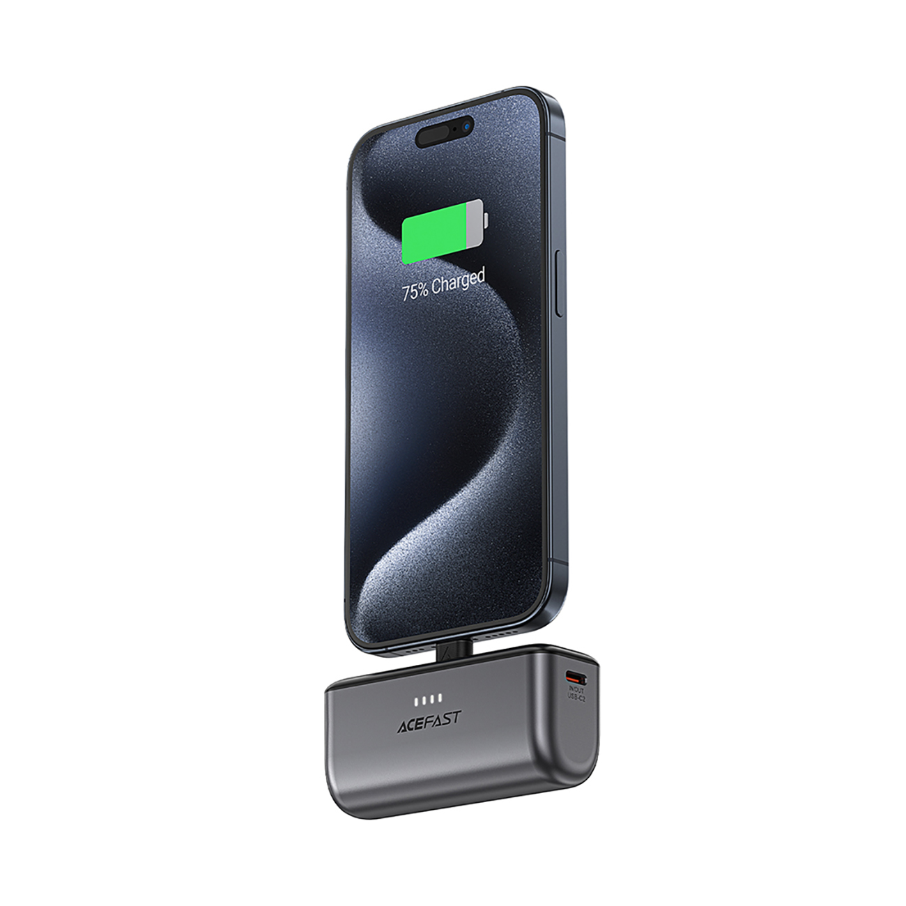 MINI Powerbank 5000mAh do telefonu USB-C PD 20W - czarny (5)