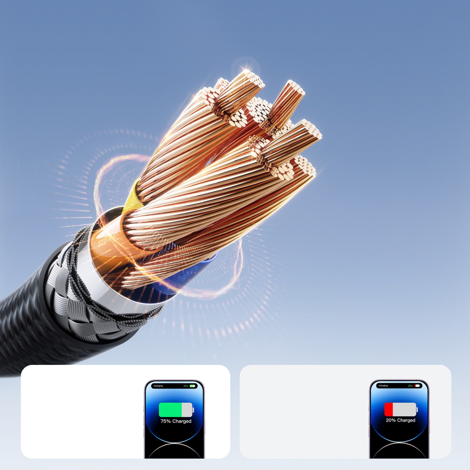 Kabel przewód USB-A - iPhone Lightning Flash Series 3A 1m - czarny (3)