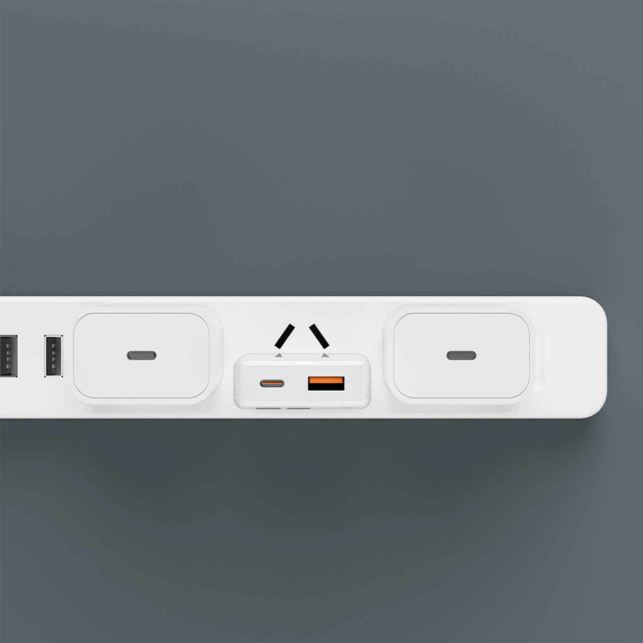 Ładowarka sieciowa GaN A30EUL 30W USB-A USB-C - biała (6)