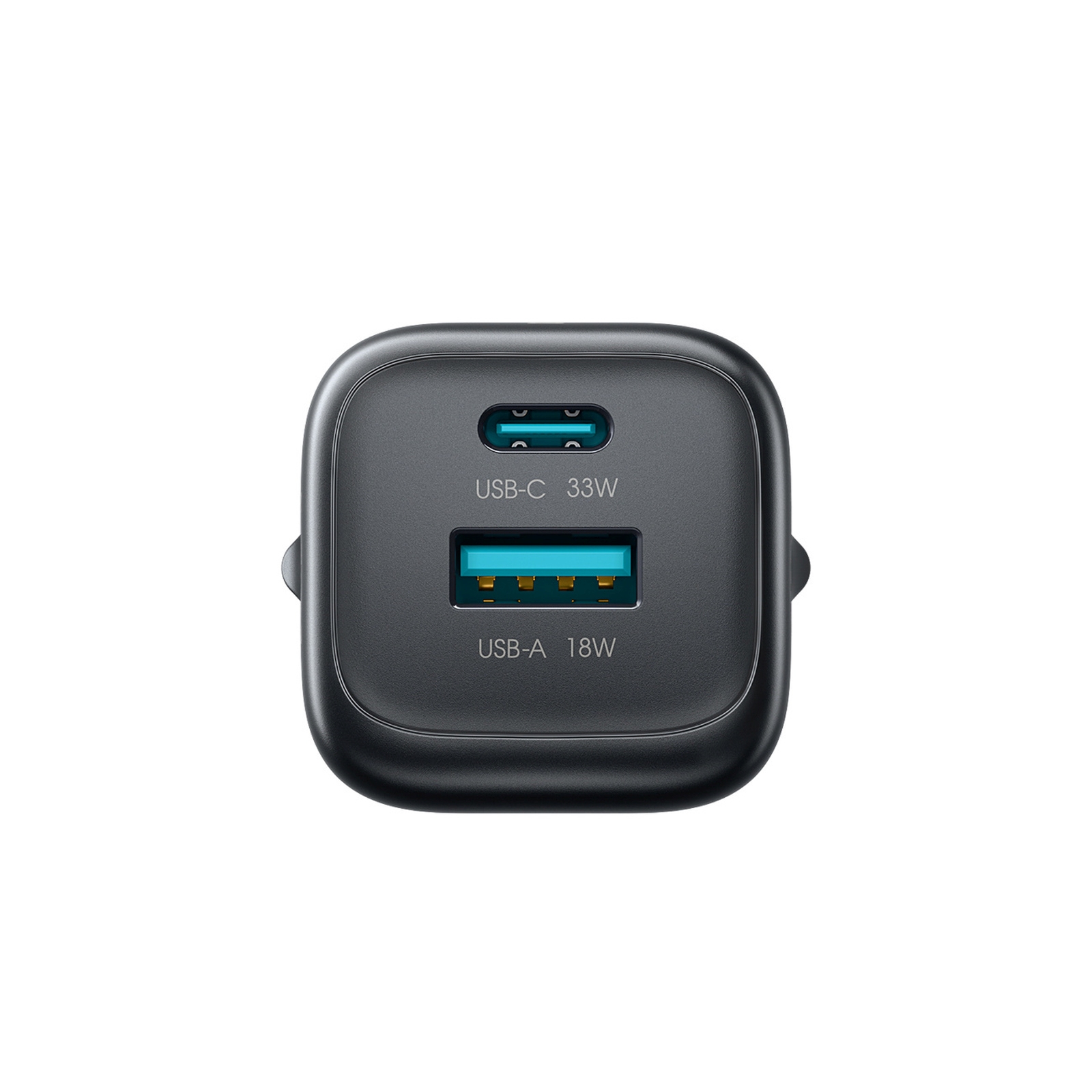 Ładowarka sieciowa USB-A USB-C 33W - czarna (6)