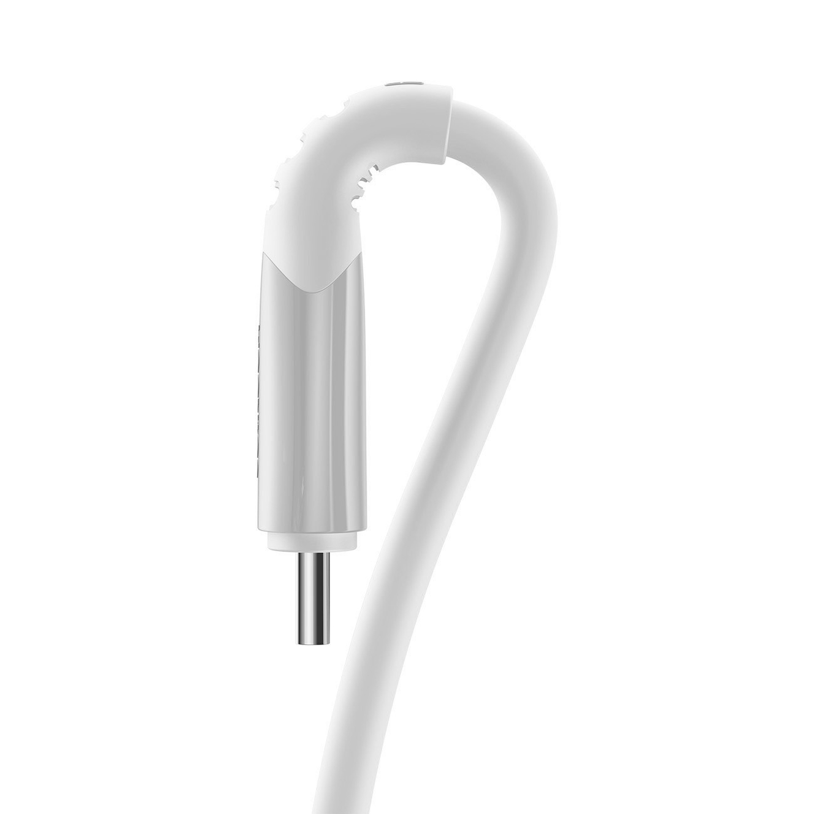 Kabel przewód USB-A - USB-C Vibrant Series 3A 1.2m - biały (4)