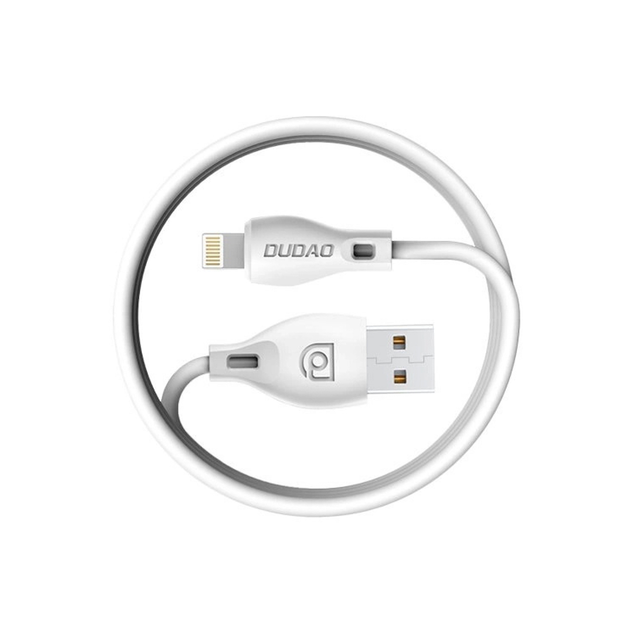 Kabel przewód USB-A - MicroUSB L4M 2.4A 1m - biały (7)
