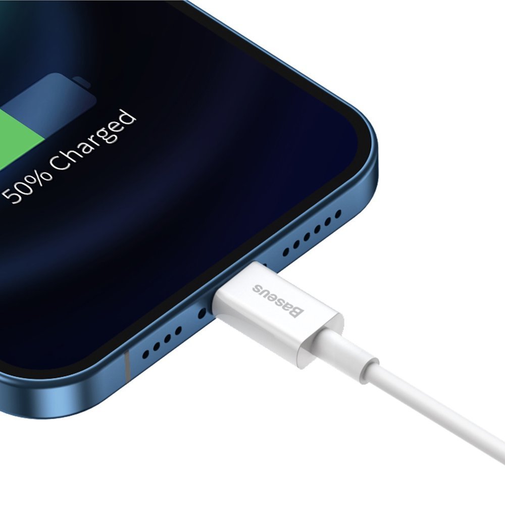 Superior kabel przewód USB Iphone Lightning 2.4A 2m Biały (8)