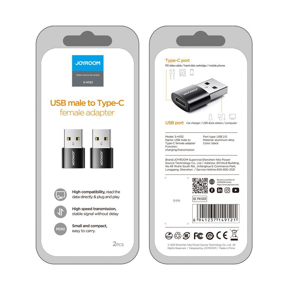 Adapter przejściówka USB-C - USB-A - 2 szt. (5)