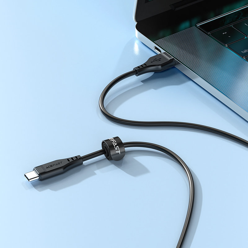 Kabel przewód do telefonu USB - USB-C 3A 1.2m biały (6)