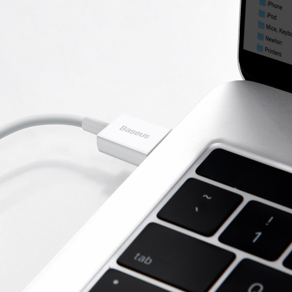 Superior kabel przewód USB Iphone Lightning 2.4A 2m Biały (9)