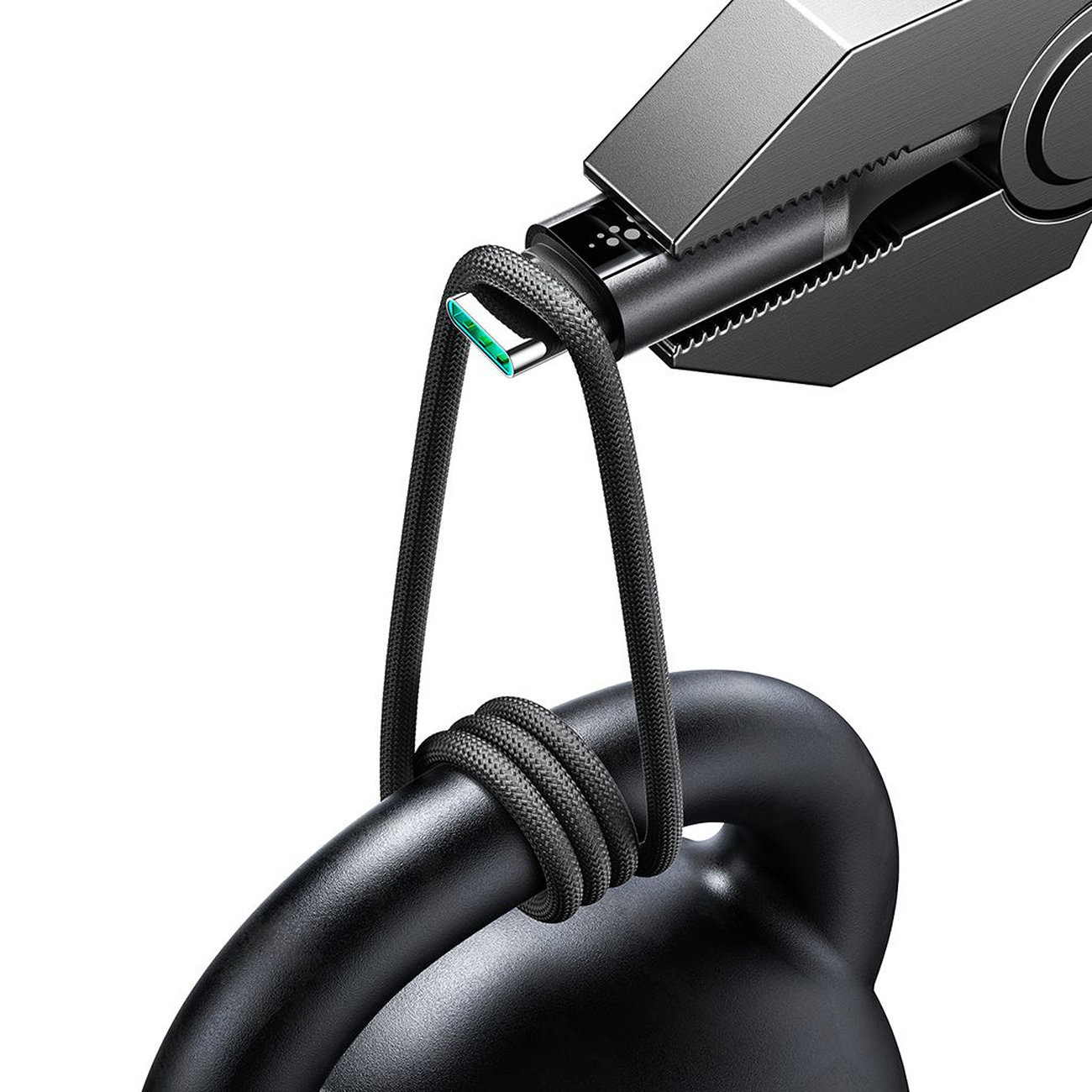 Kabel przewód USB-C S-A60 StarTalk 100W 1.2m - czarny (4)