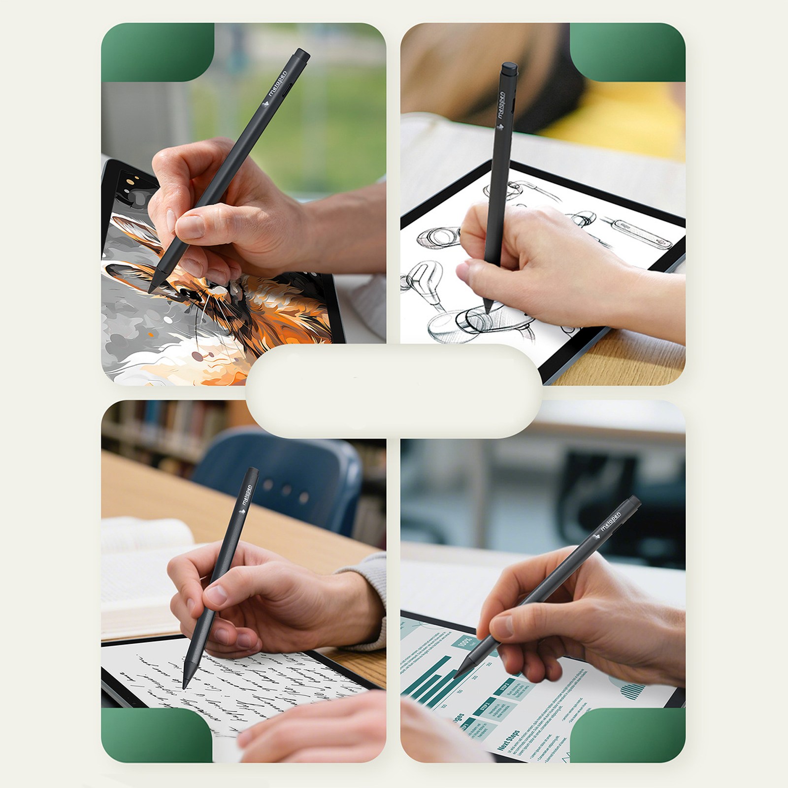 Rysik do urządzeń dotykowych USB-C Pen G1 - czarny (5)