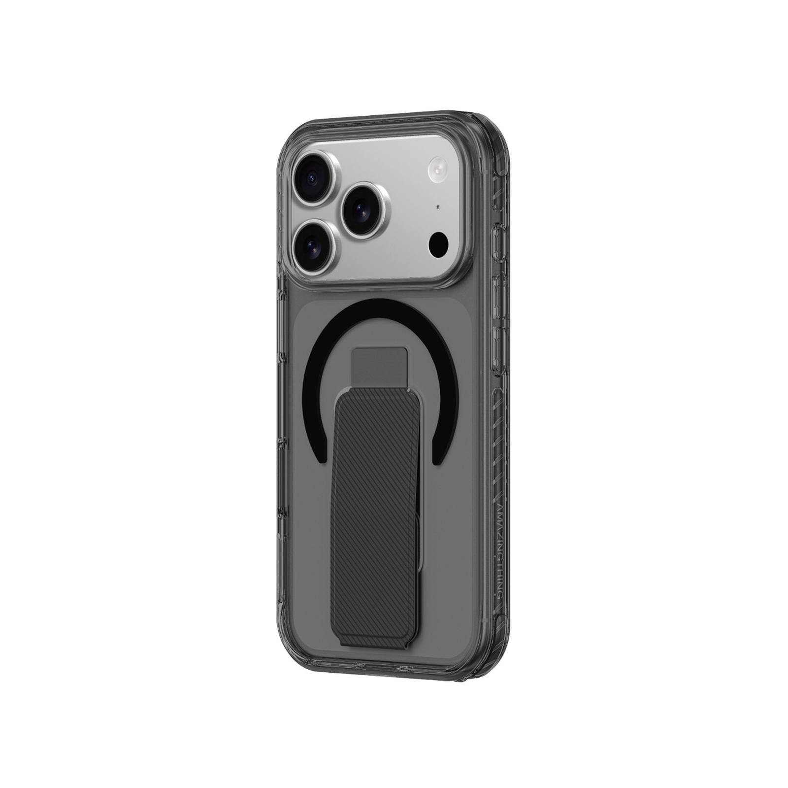 Etui plecki case na iPhone 17 Pro Titan Pro Holder MagSafe - czarne (4)