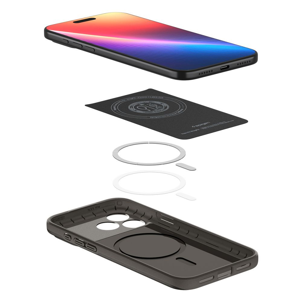 Etui case plecki na iPhone 17 Pro Thin Fit MagSafe - szare (9)