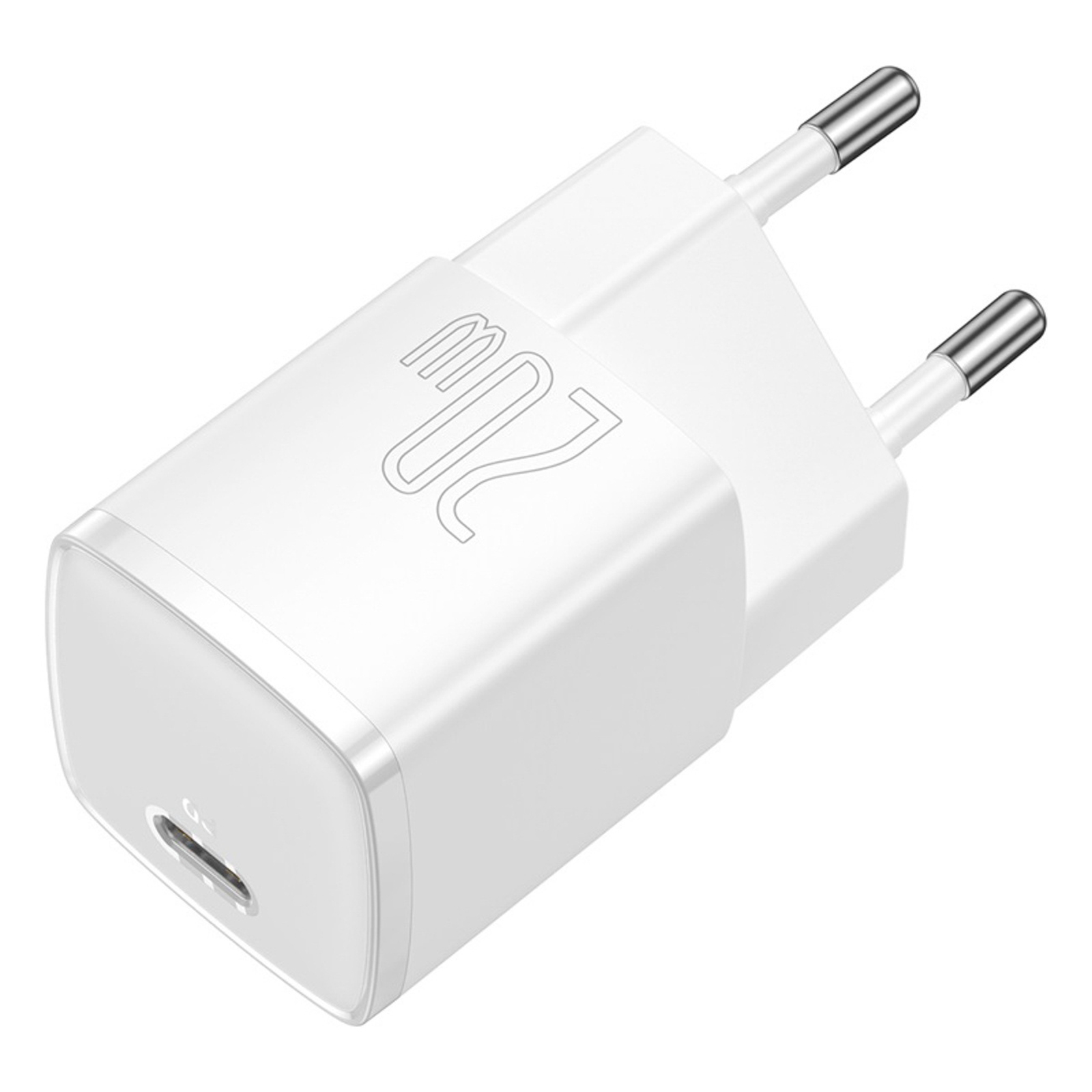 Ładowarka sieciowa USB-C PD Cube 20W - biała (6)
