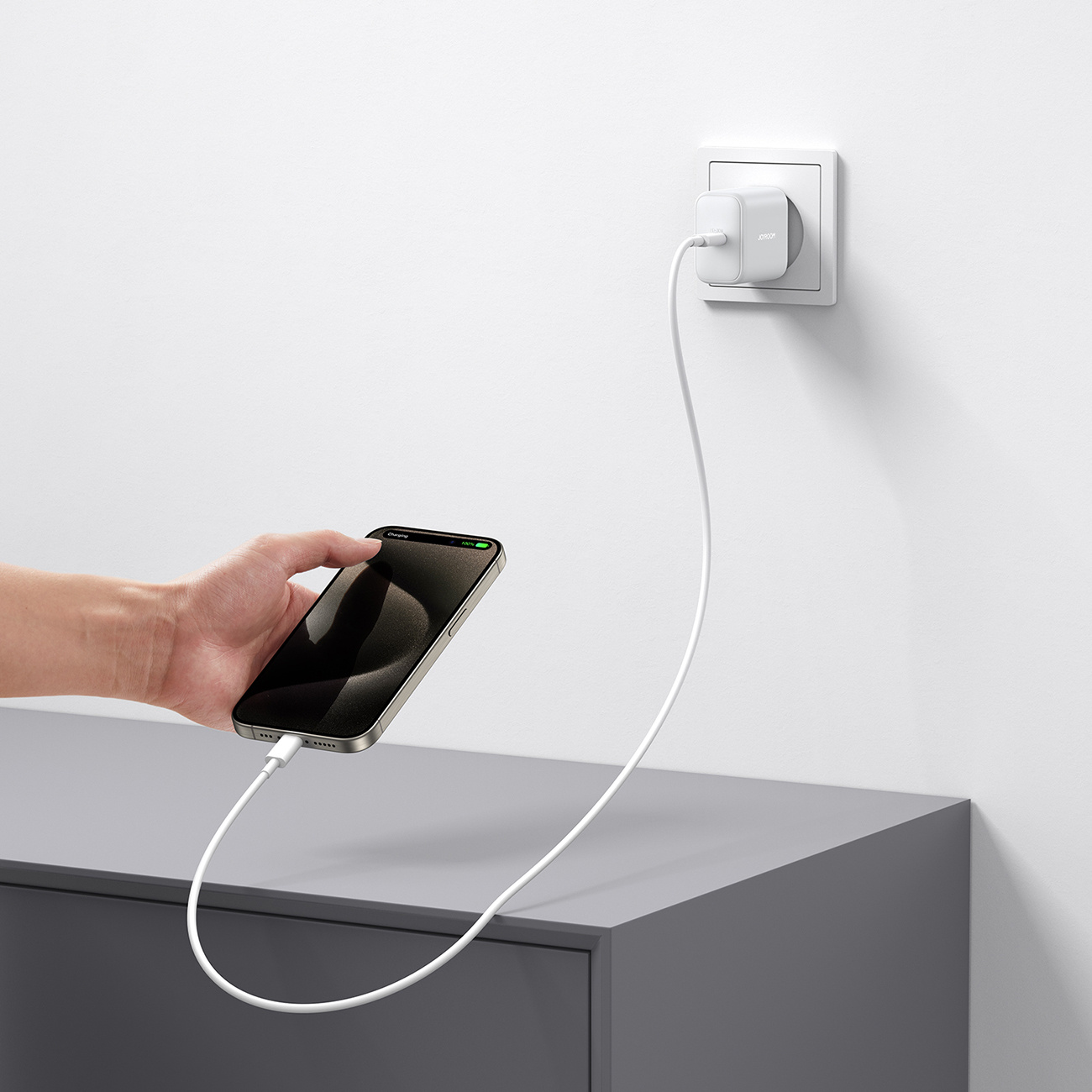Ładowarka sieciowa USB-C PD 30W QC SFC - biała (11)