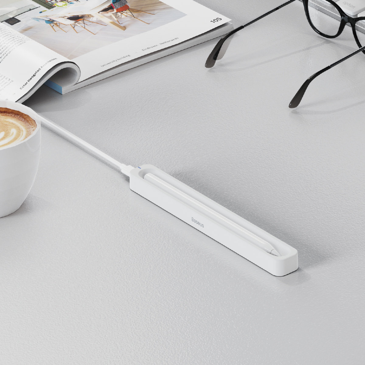 Ładowarka bezprzewodowa do rysika Apple Pencil 2 - biała (3)