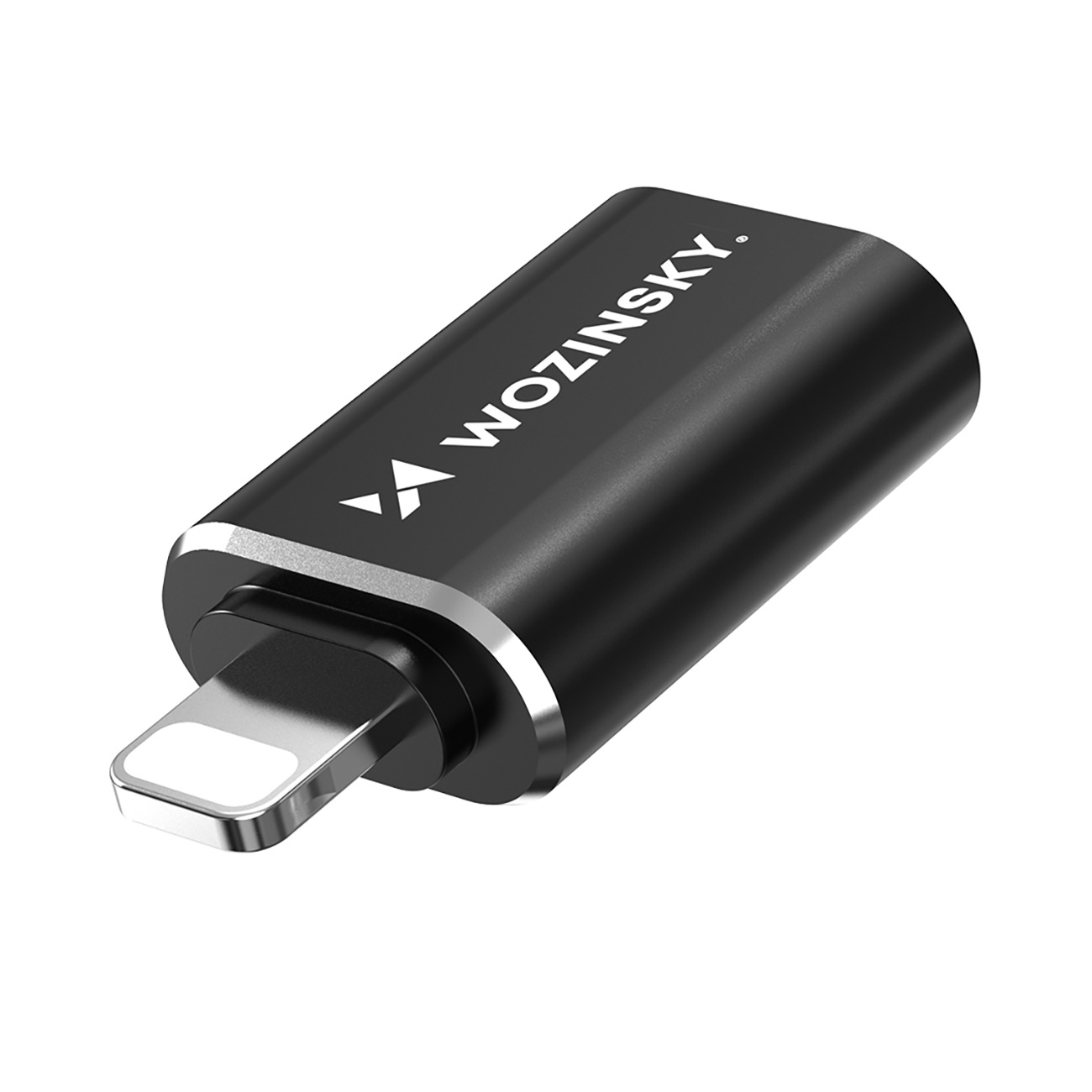 Adapter przejściówka iPhone Lightning - USB-C - czarny (3)