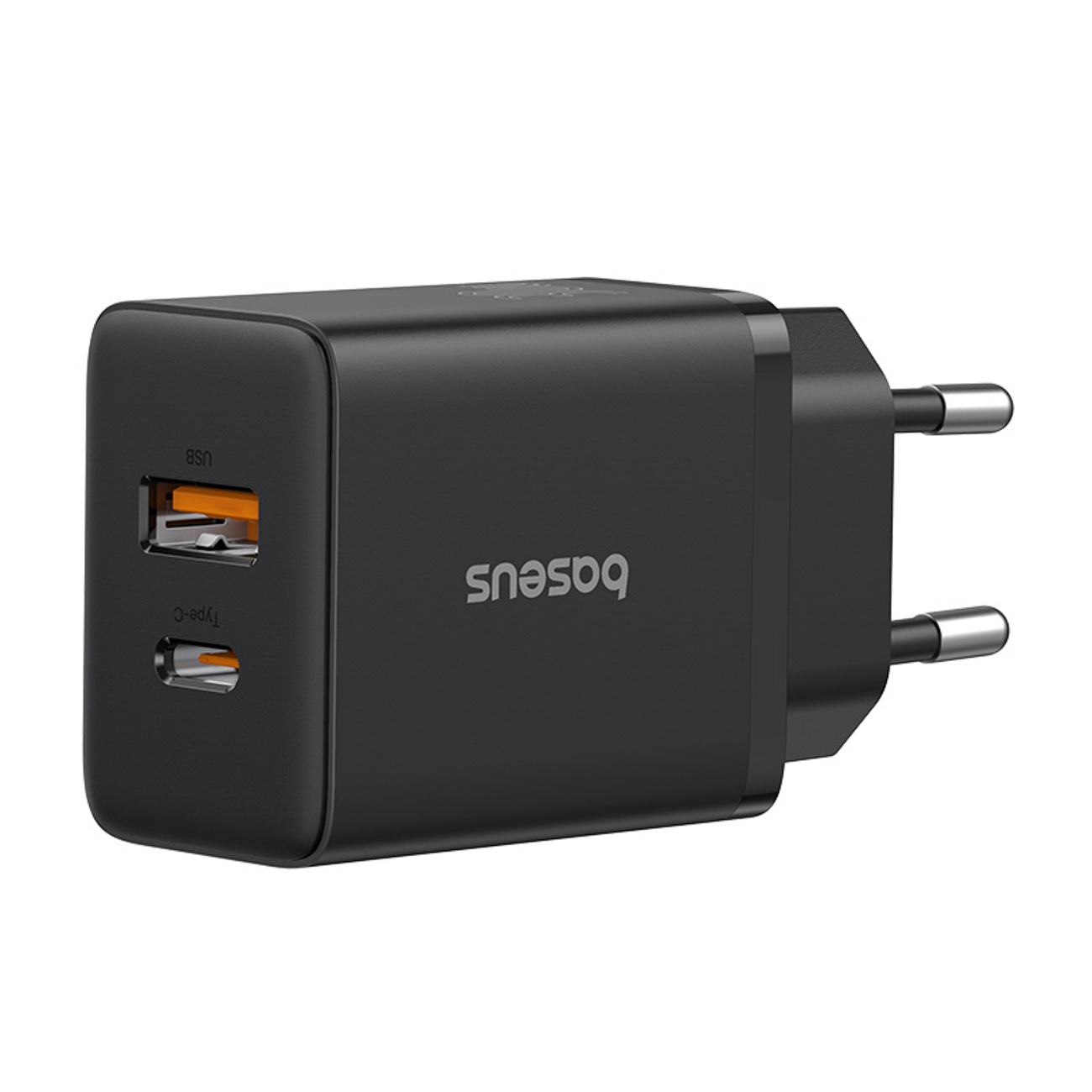 Ładowarka sieciowa USB-C USB-A Cube Pro 30W - czarna (3)
