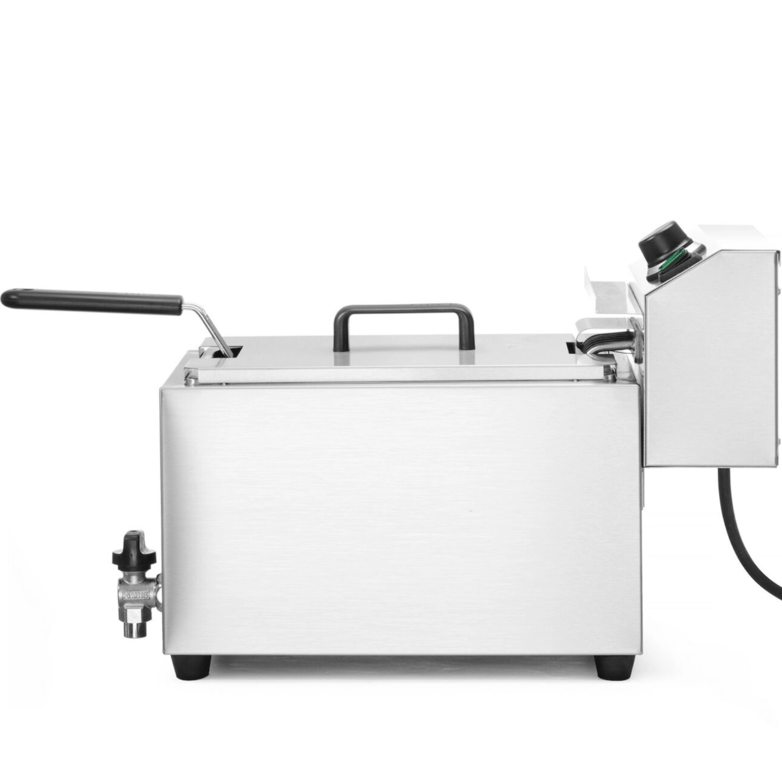 Frytownica elektryczna nastawna z kranem spustowym 400 V 66000 W 10 l - Hendi 209424 (11)