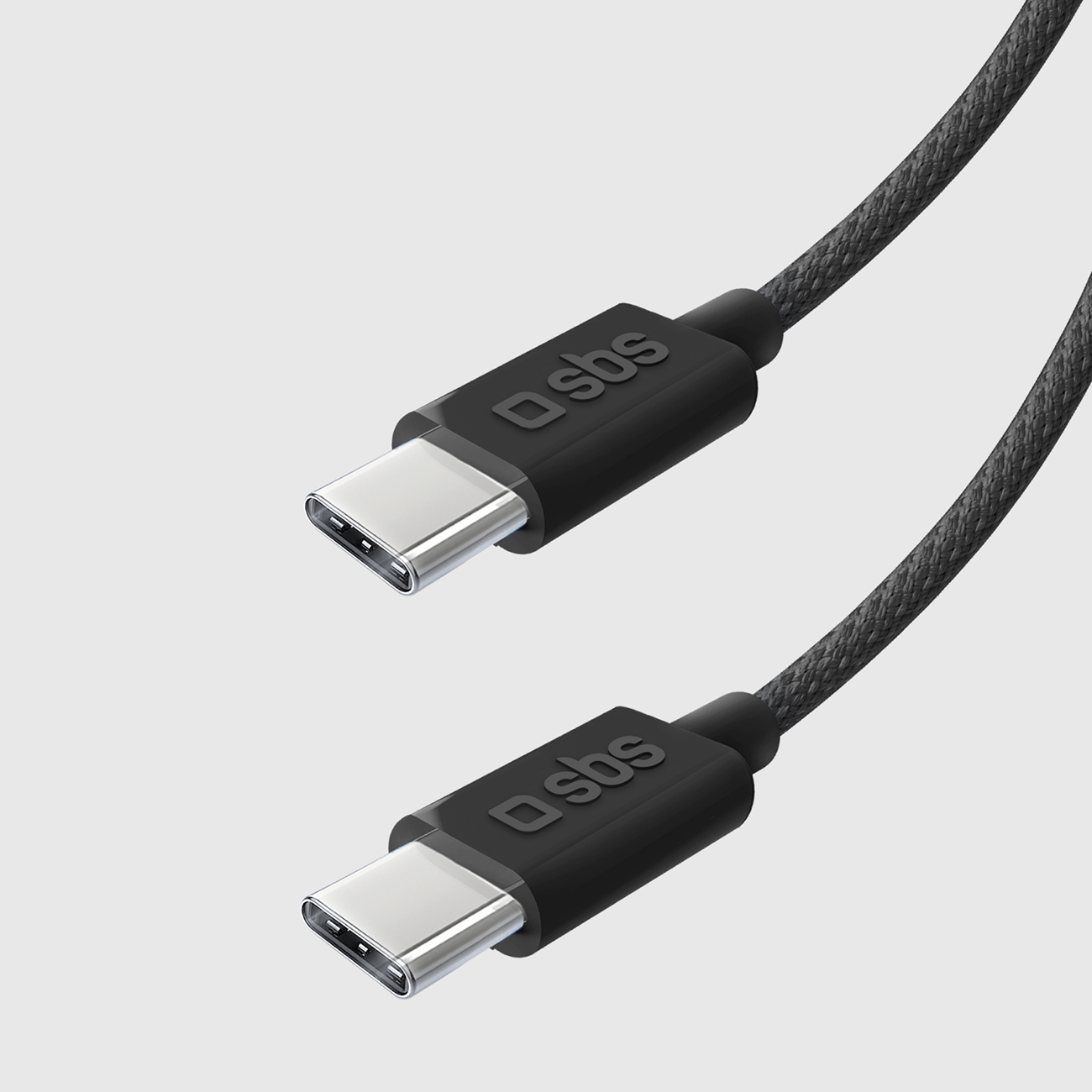 Kabel przewód w oplocie USB-C 60W 1.5m - czarny (10)