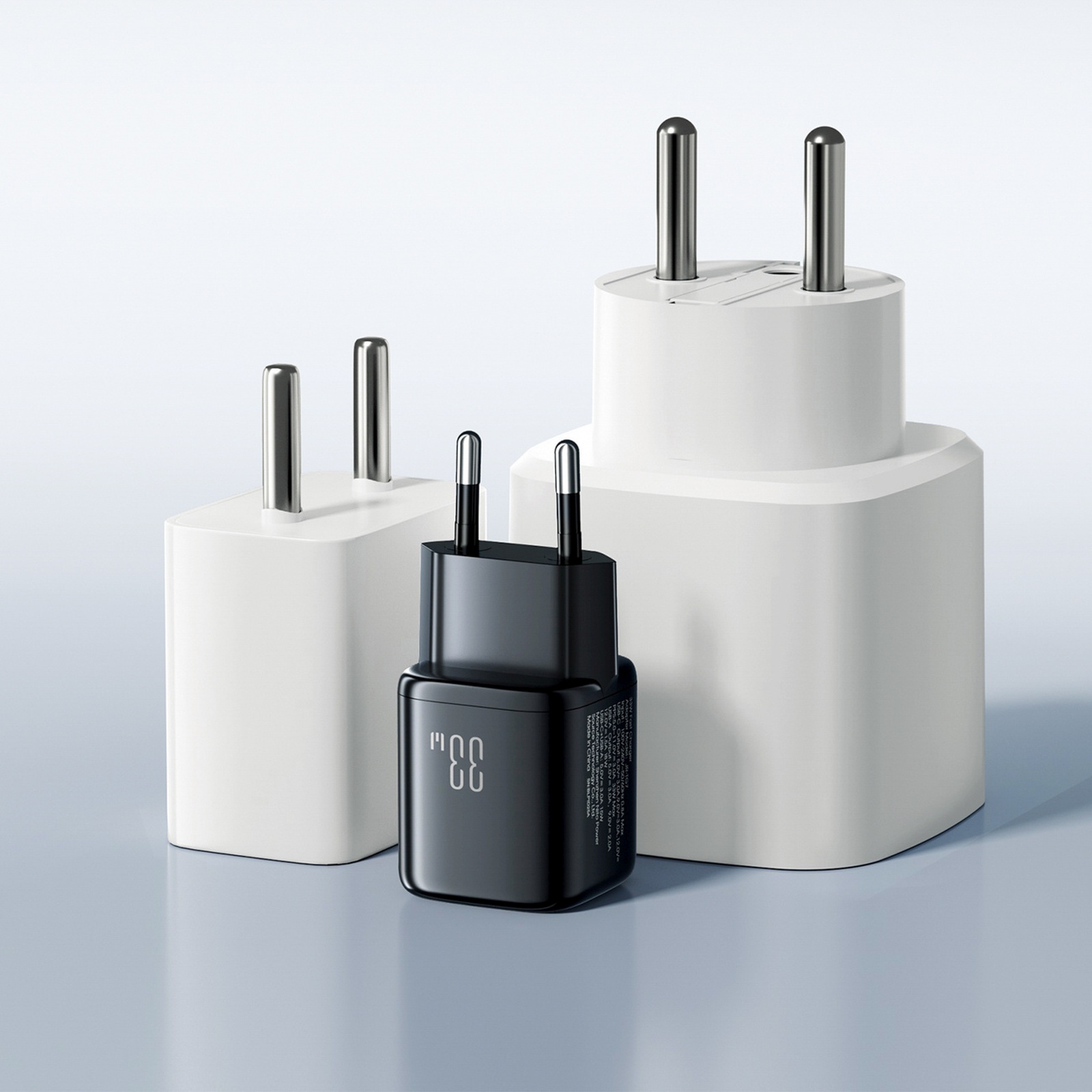 Ładowarka sieciowa USB-A USB-C 33W - czarna (10)