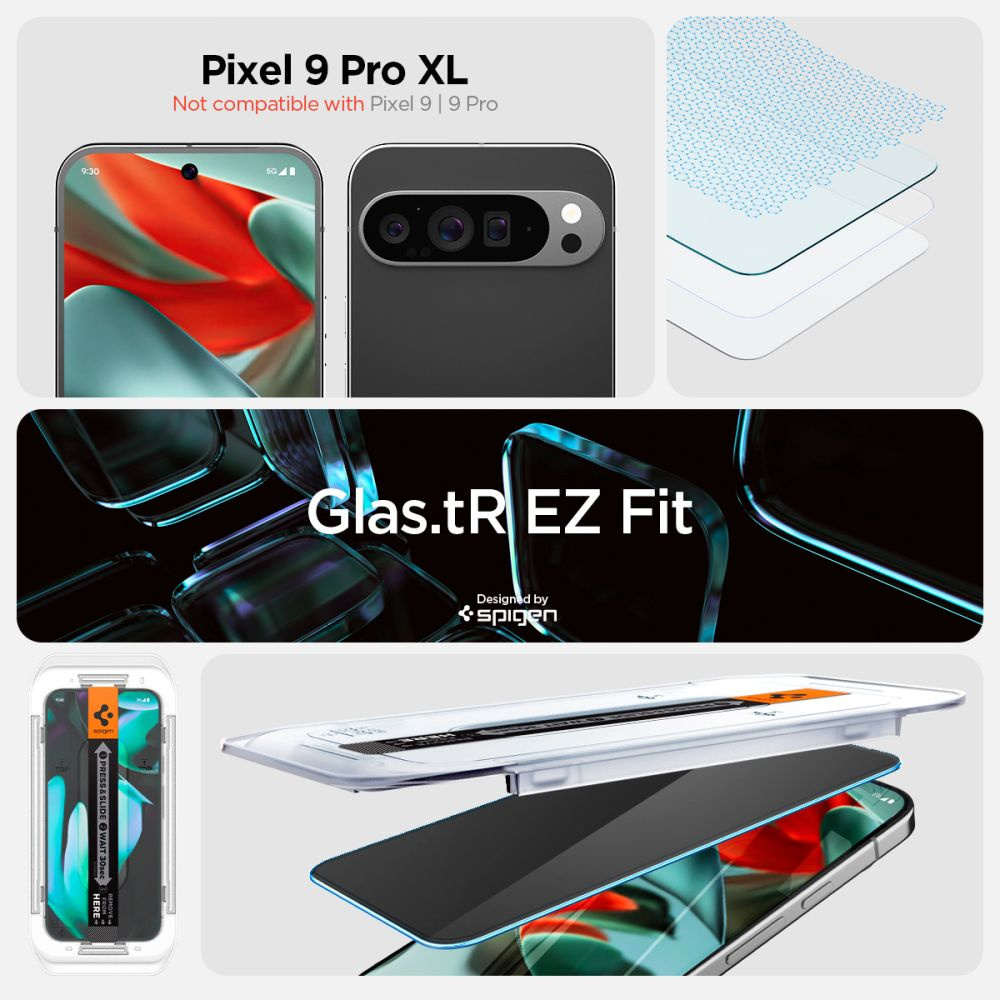 Szkło prywatyzujące na Google Pixel 9 Pro XL Glas.TR Ez Fit Privacy - 2 szt. (8)