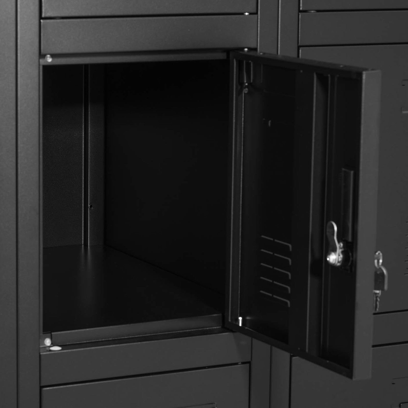 Szafa skrytkowa depozytowa metalowa socjalna zamykana na klucz - 15 skrytek (4)