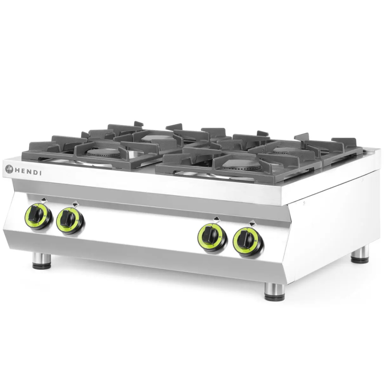 Kuchnia gazowa stołowa 4-palnikowa Kitchen Line 2x 6kW 2x 3.5kW Hendi 227381