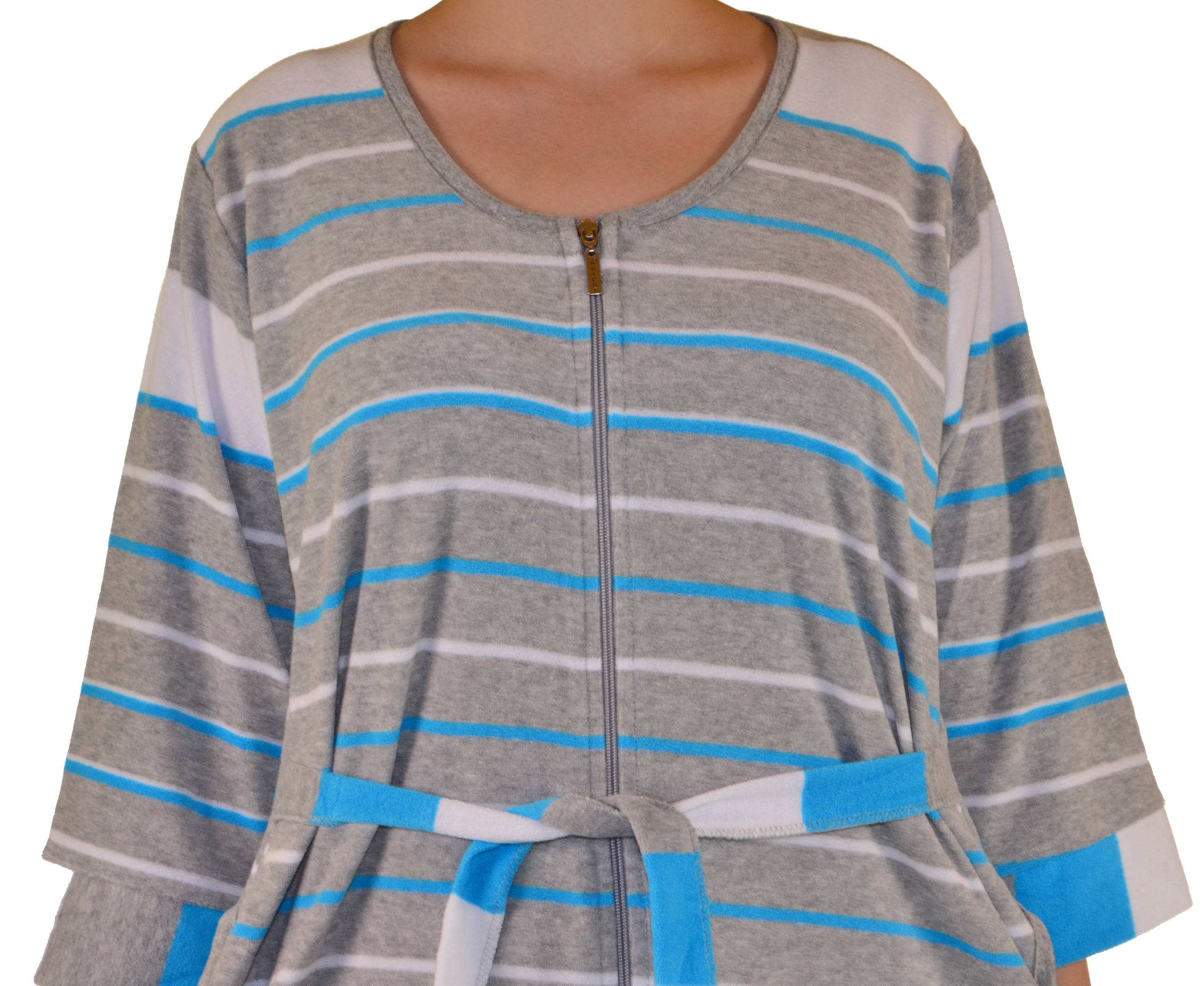 Bawełniana podomka frotka szlafrok frota Rozmiar: 4XL