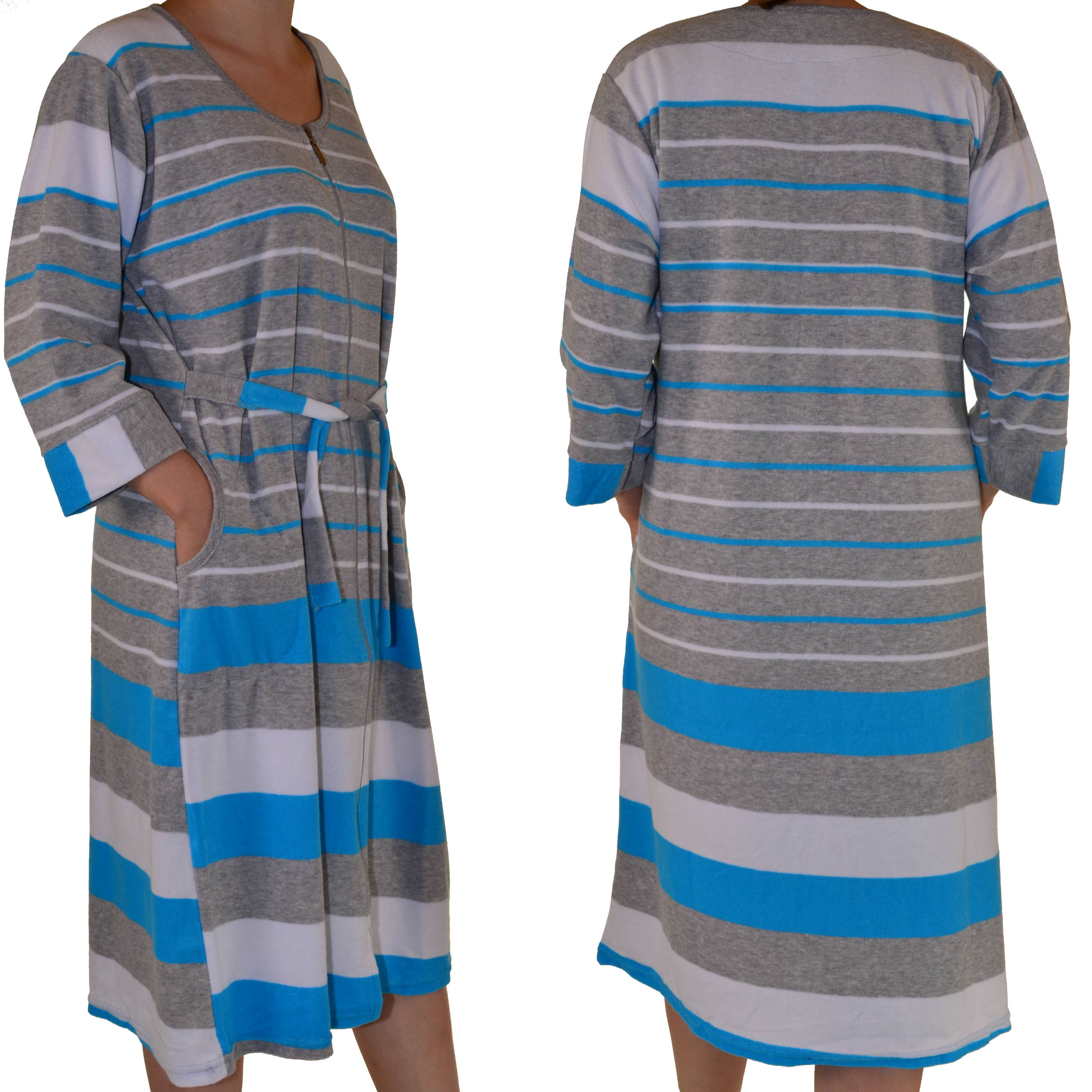 Bawełniana podomka frotka szlafrok frota Rozmiar: 4XL