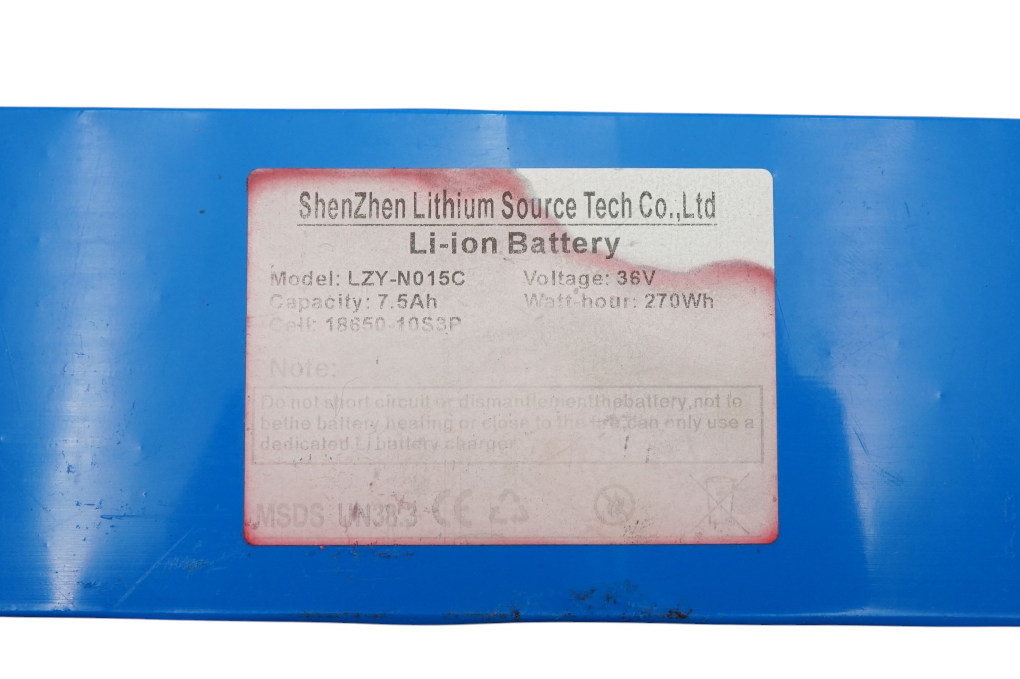 Oryginalna bateria akumulator LZY-N015C 36V 7.5Ah do Frugal Impulse Z9 (3)