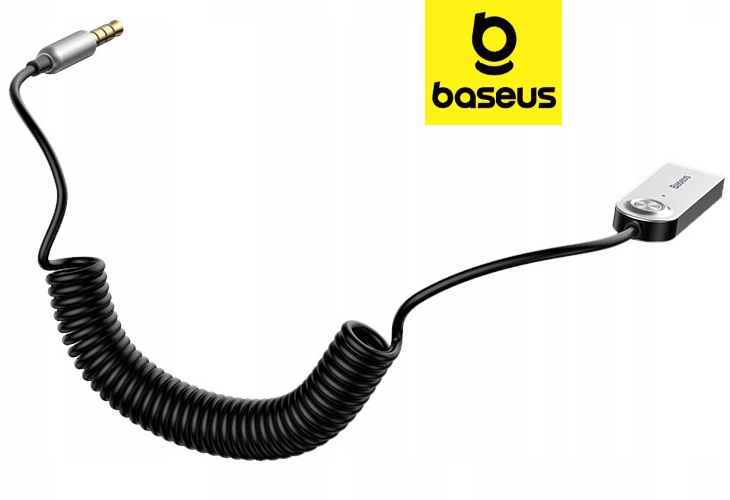 BASEUS TRANSMITER ADAPTER ODBIORNIK AUDIO BLUETOOTH AUX DO SAMOCHODU