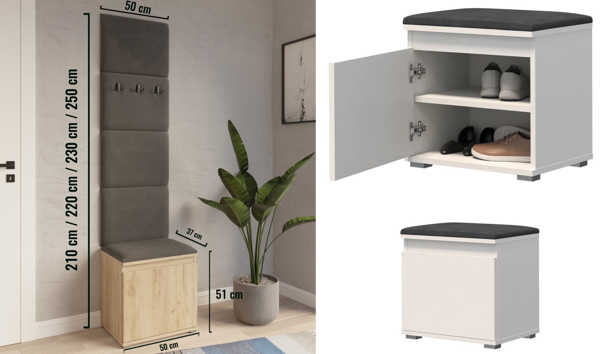 Panele tapicerowane na ścianie