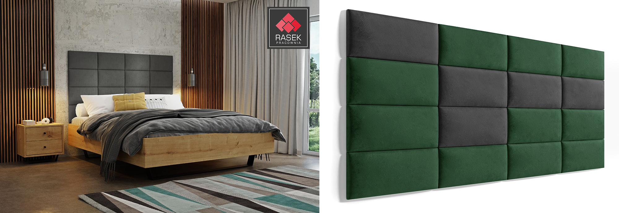 Panele tapicerowane na ścianie