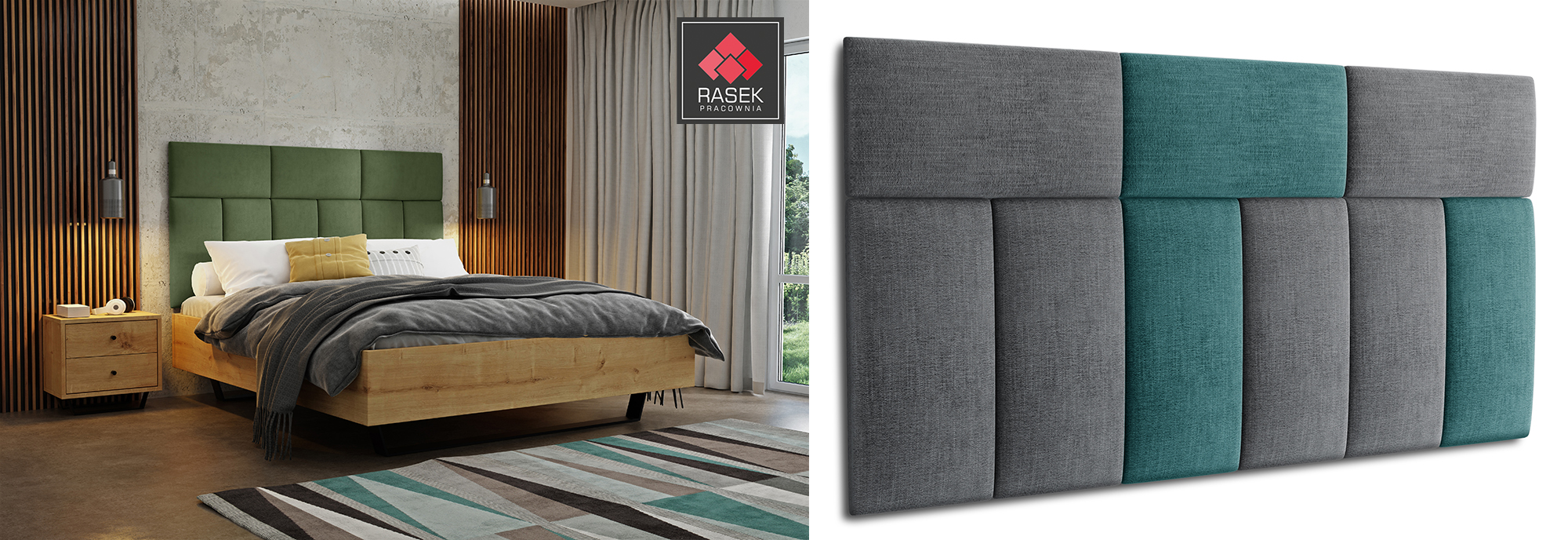 Panele tapicerowane na ścianie