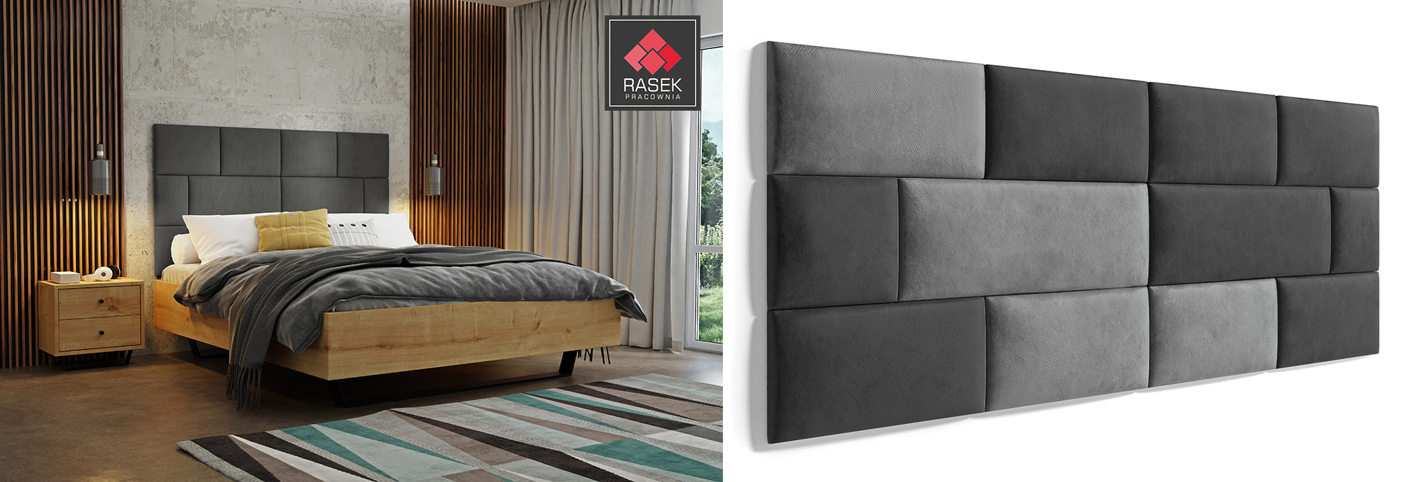 Panele tapicerowane na ścianie