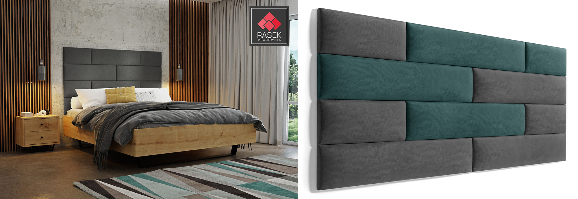 Panele tapicerowane na ścianie