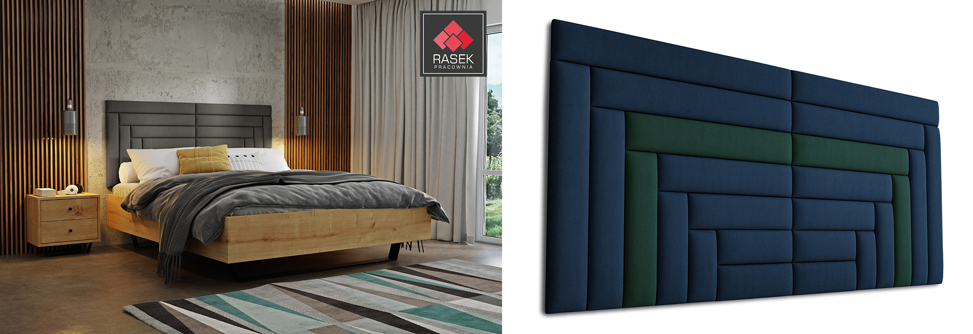 Panele tapicerowane na ścianie