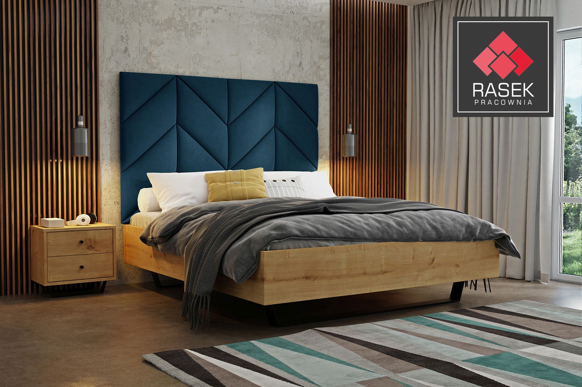 Panele tapicerowane na ścianie