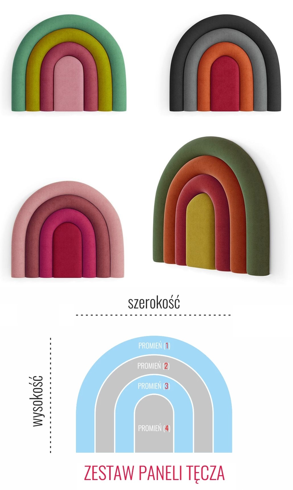 Panele tapicerowane na ścianie