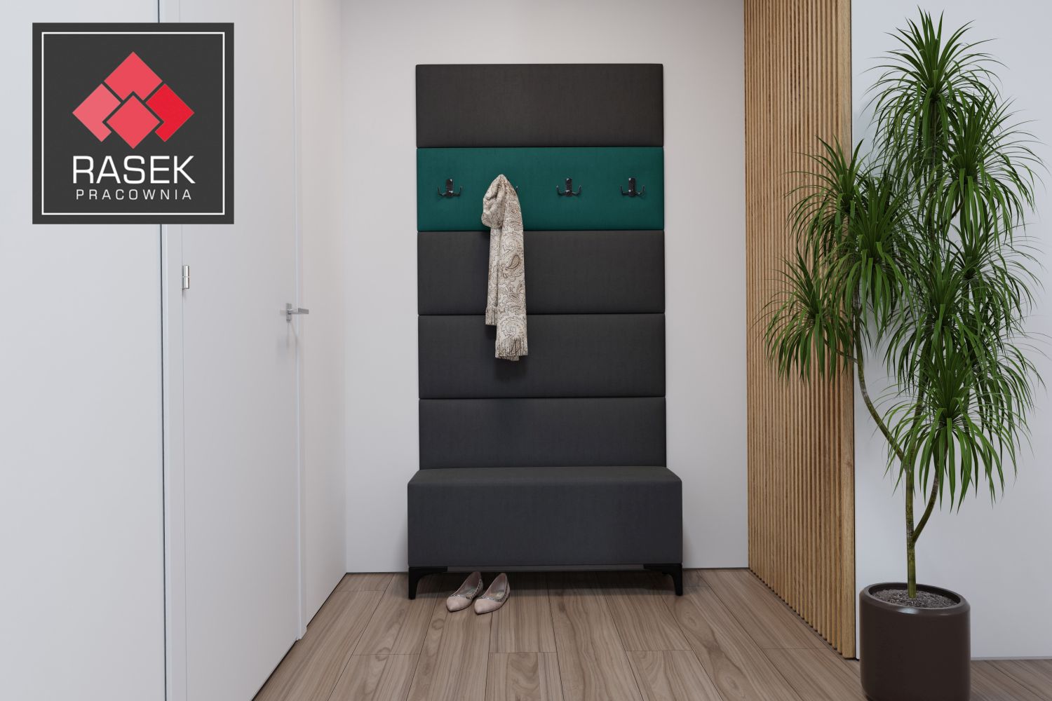 Panele tapicerowane na ścianie