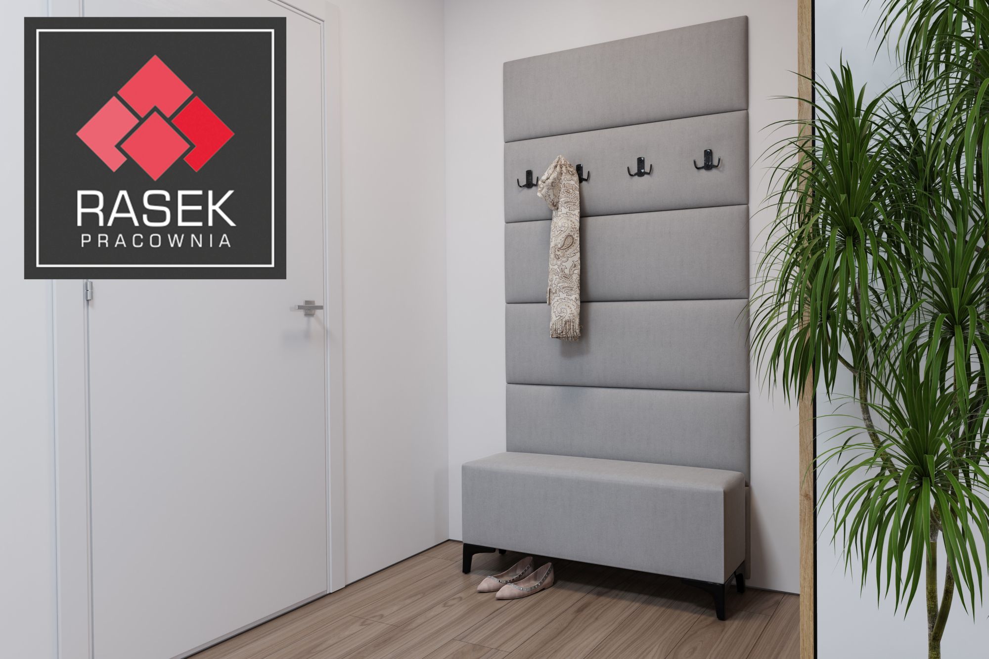 Panele tapicerowane na ścianie