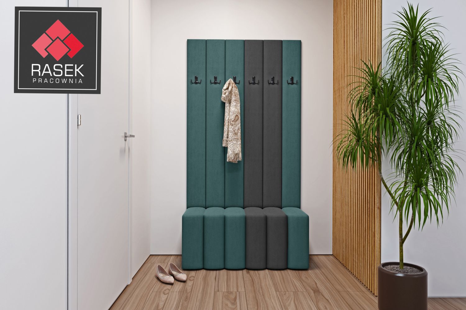 Panele tapicerowane na ścianie