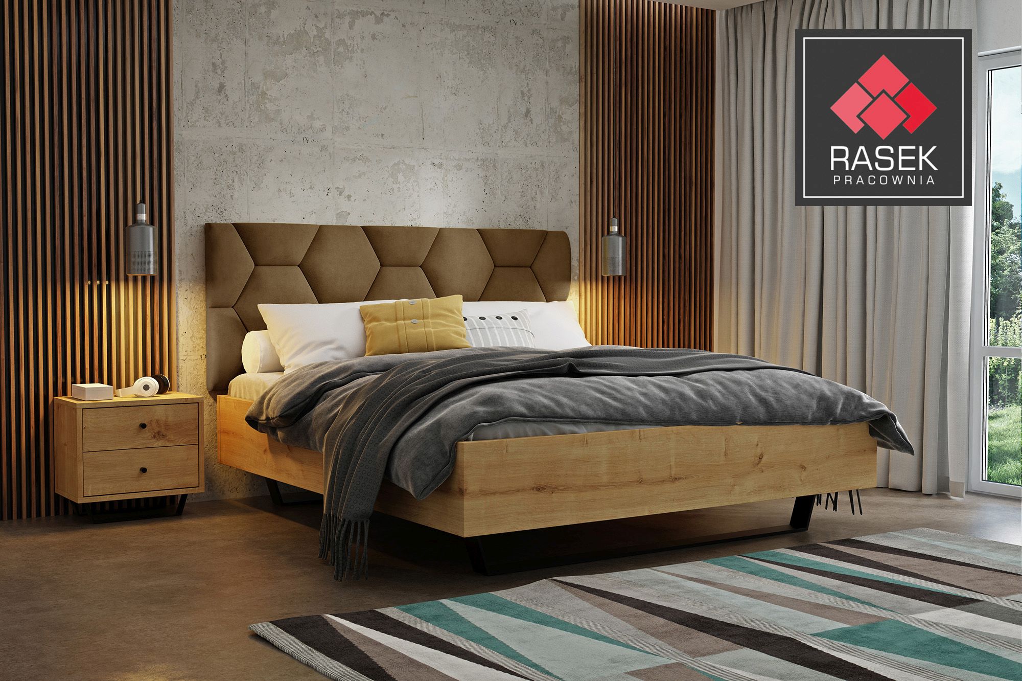 Panele tapicerowane na ścianie