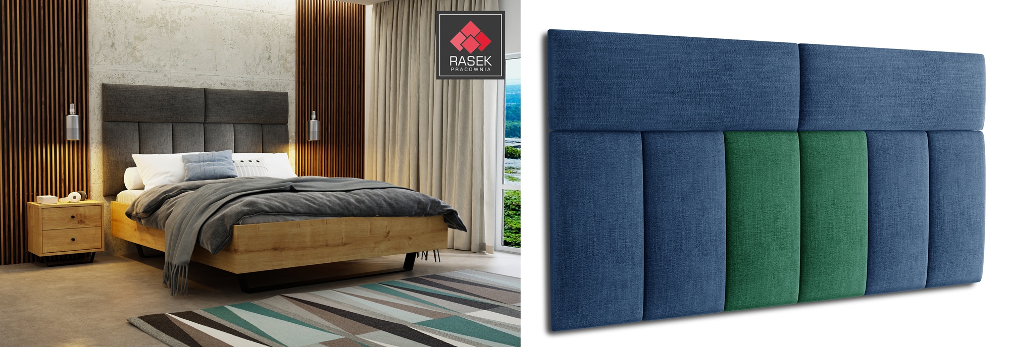 Panele tapicerowane na ścianie