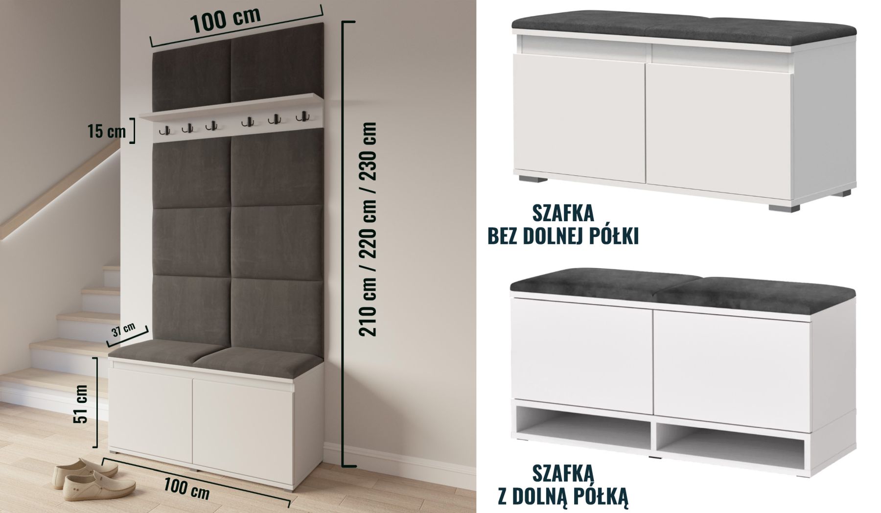 Panele tapicerowane na ścianie