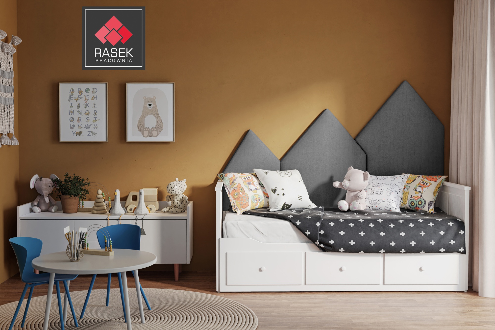 Panele tapicerowane na ścianie