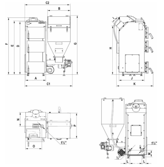 Defro Komfort Eko Mini wymiary