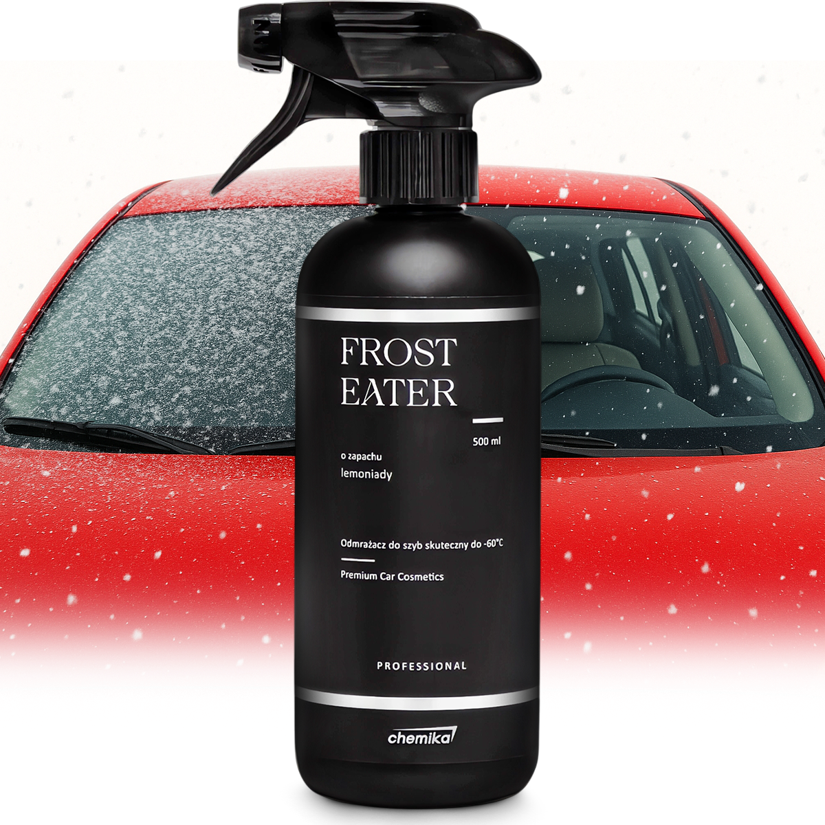 CHEMIKA FROST EATER ODMRAŻACZ DO SZYB LODU SZRONU ATOMIZER MOCNY -60°C 0.5L
